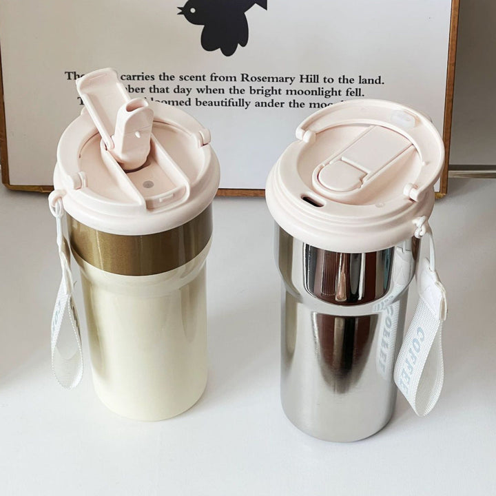 Ladies thermos mug with stylish flower design Kalsten