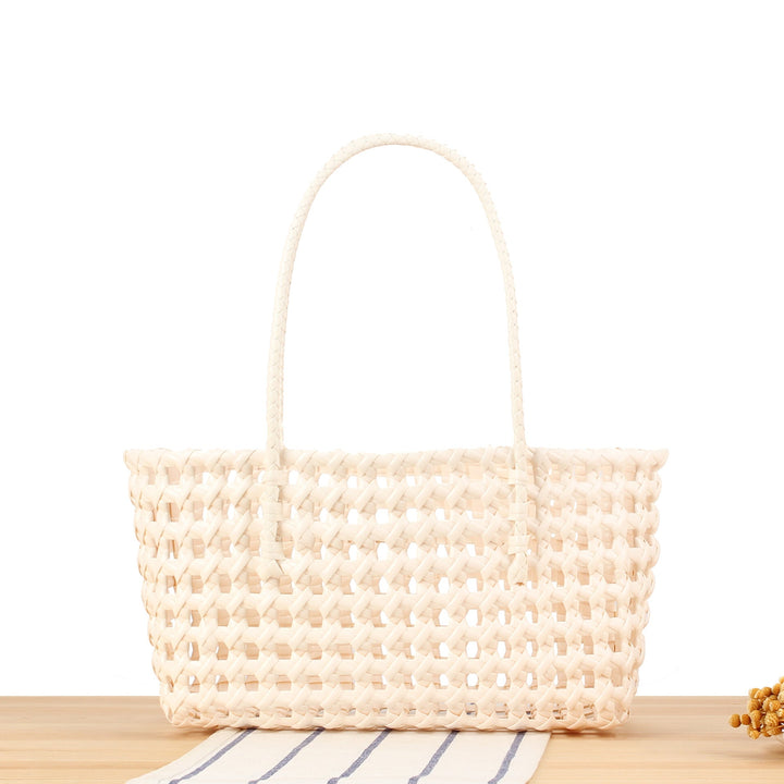 Stylish willow bag with modern grid design Kalsten