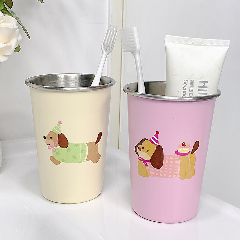 Stainless steel cup with cute dog design Kalsten