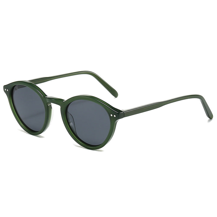 Women's fashionable sunglasses with trendy round lenses and stylish frame Kalsten