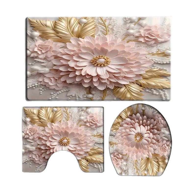 Floral Bathroom Set Kalsten