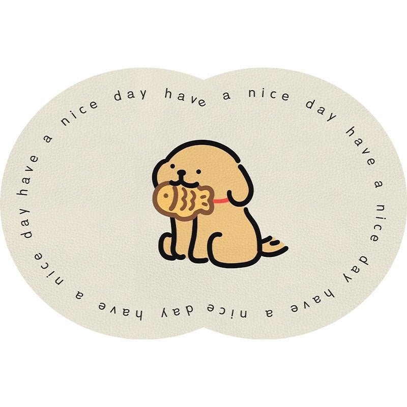 Cute Cartoon Pet-Themed Mat Kalsten