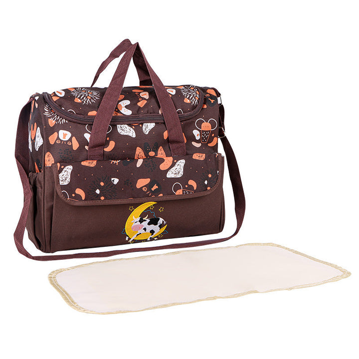 Multifunctional diaper bag with integrated changing mat Kalsten