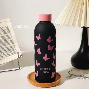 Women's insulated drinking bottle with stylish bow motif Kalsten