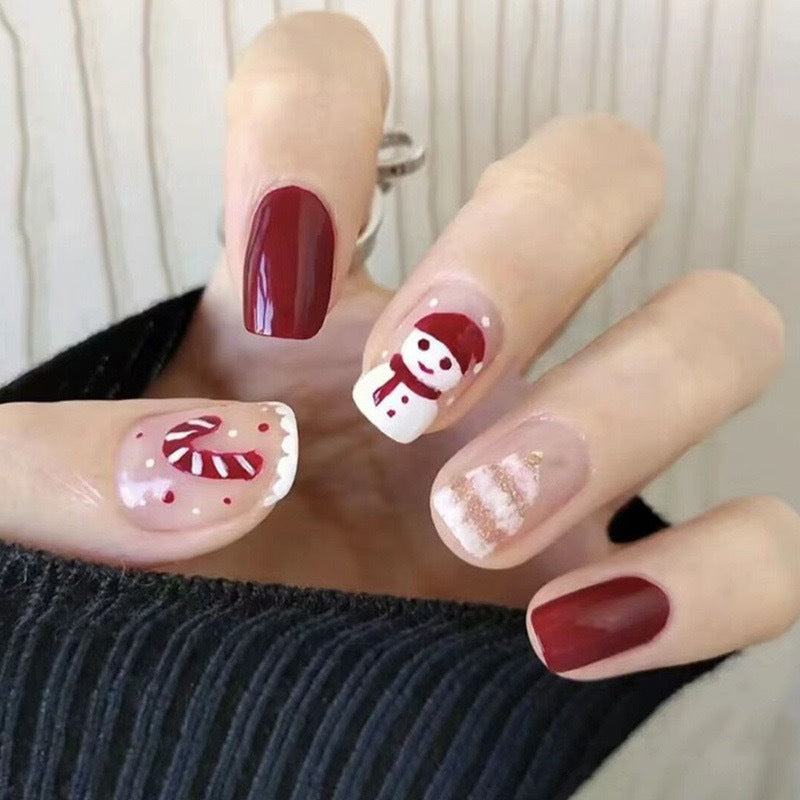 Fun Character-Themed Press-On Nail Art Acalora