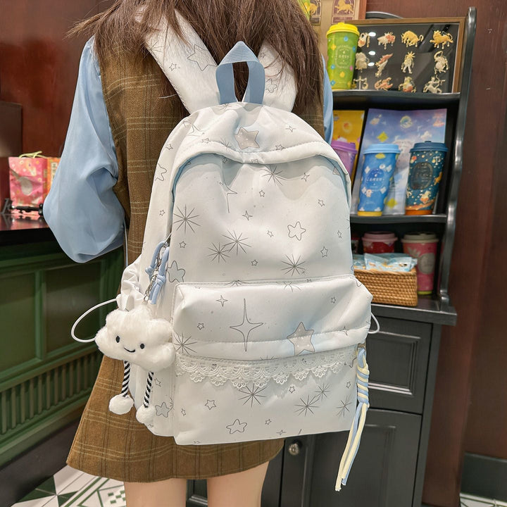 Backpack with Dreamy Star Design and Practical Features Kalsten