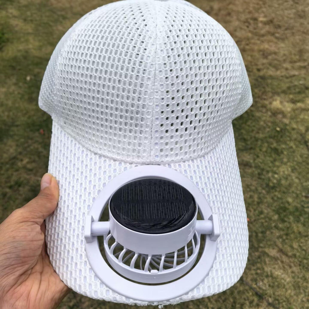 Breathable sports cap with removable USB fan Kalsten