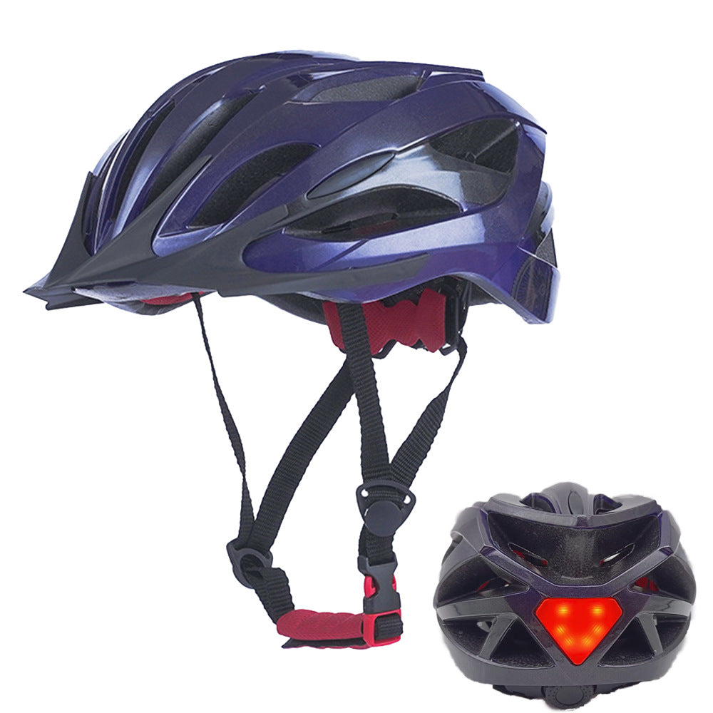 Bicycle helmet with LED rear light and optimal ventilation Kalsten