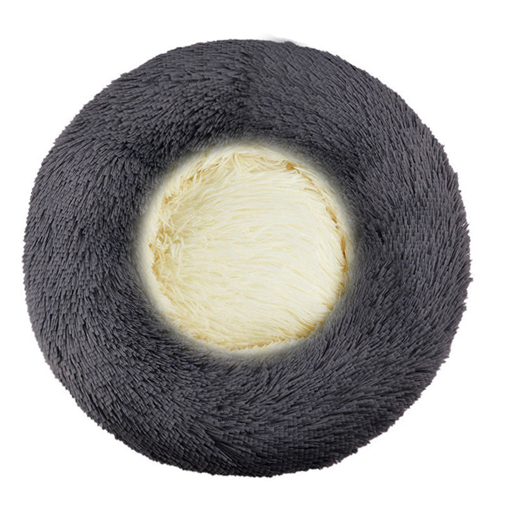 Round Plush Sleeping Bed  Dog Bed