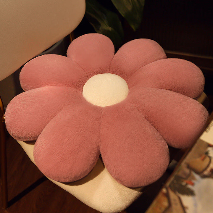Plush seat cushion in flower shape Kalsten