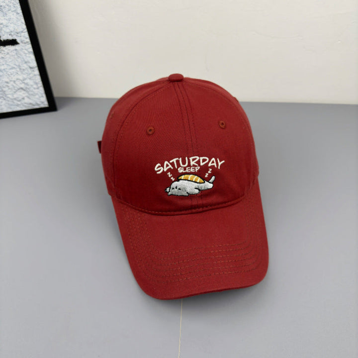 Unisex Playful Embroidered Cap Kalsten