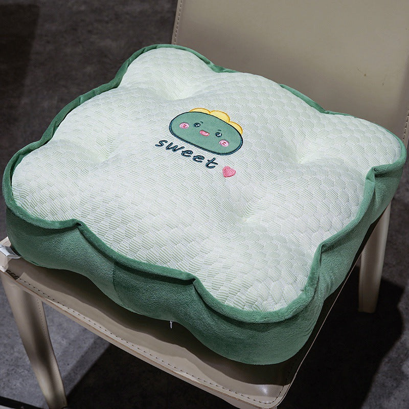 Plush comfort seat cushion with cute animal motif Kalsten