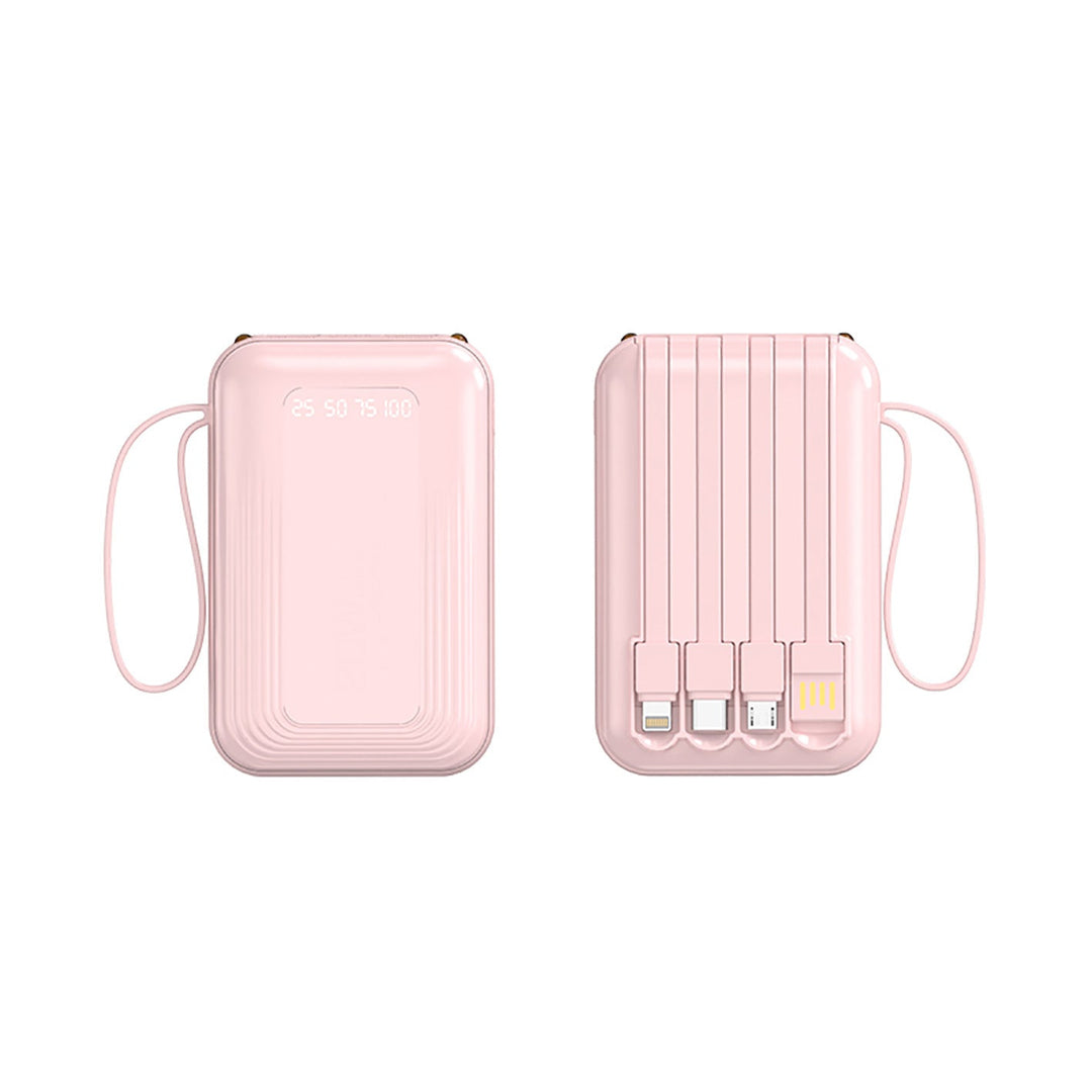 Multifunctional Power Bank with Integrated Cable System Kalsten