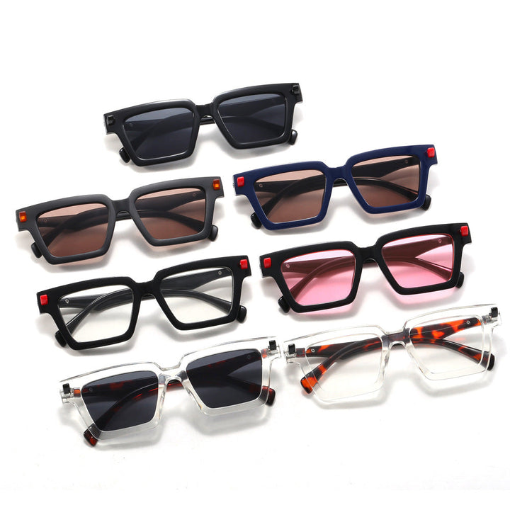 Ladies fashionable sunglasses with unique geometric accents Kalsten