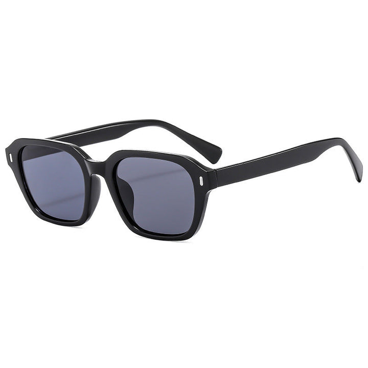 Ladies Square Sunglasses with Stylish Transparent Frame and UV Protection Kalsten