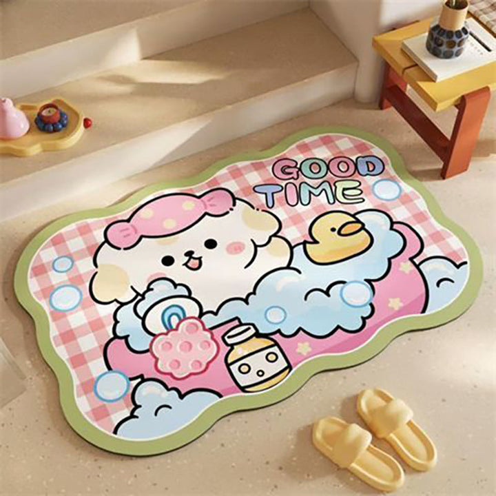 Pet-Themed Decorative Bath Mat Kalsten
