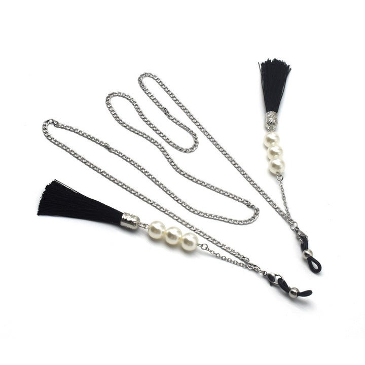 Elegant Tassel Pearl Eyewear Holder Kalsten