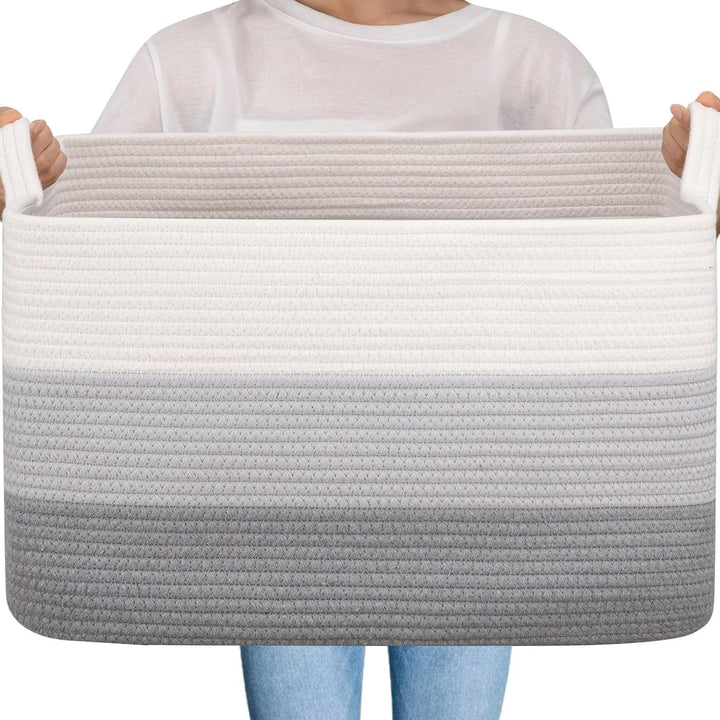 Women Versatile Storage Basket with Sturdy Handles Kalsten