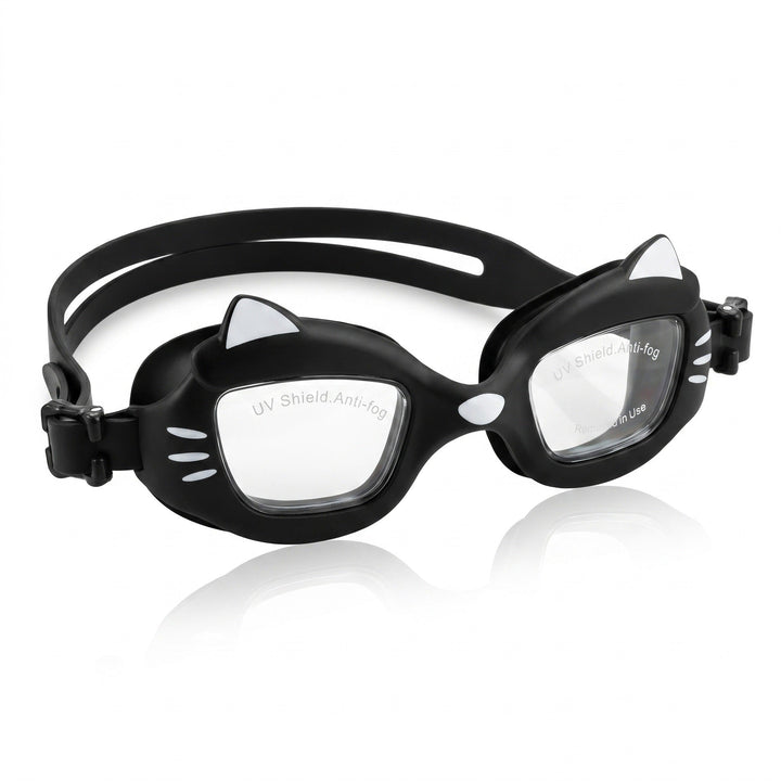 Swim goggles in a cute cat design with anti-fog technology Kalsten