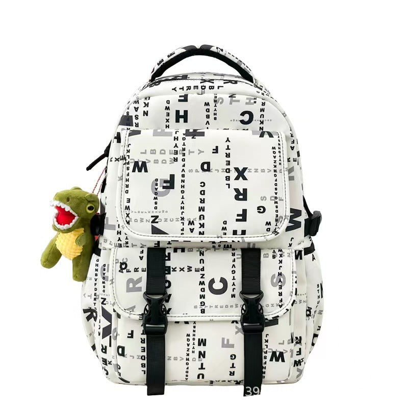 Graphic Print Large Capacity Backpack Kalsten