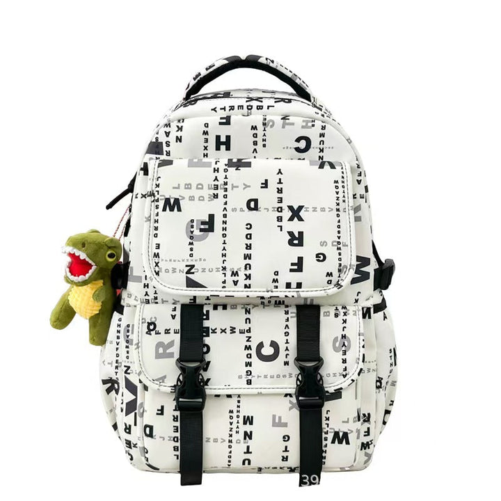 Graphic Print Large Capacity Backpack Kalsten