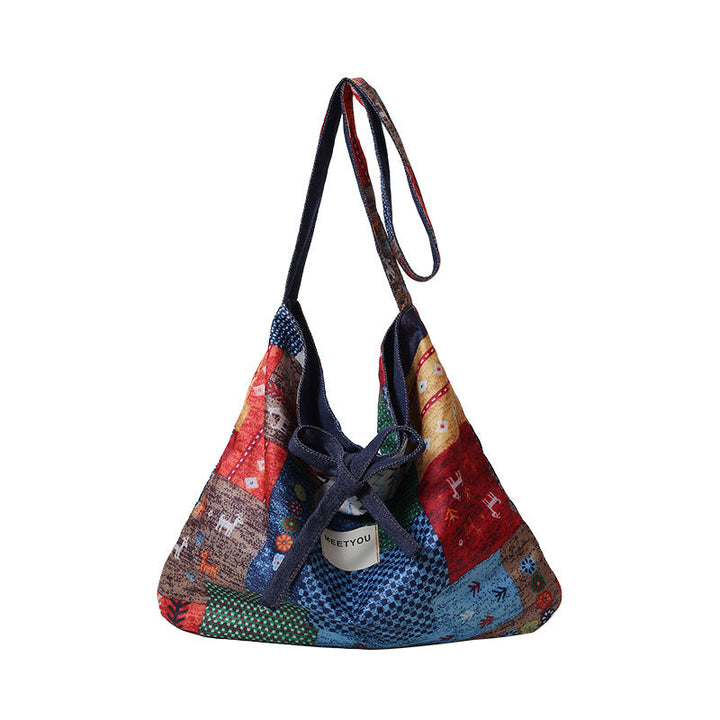 Artistic Patchwork Sling Bag Kalsten