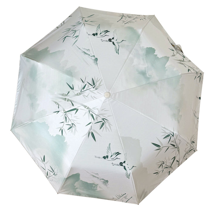 Women's shopping bag with integrated foldable umbrella Kalsten