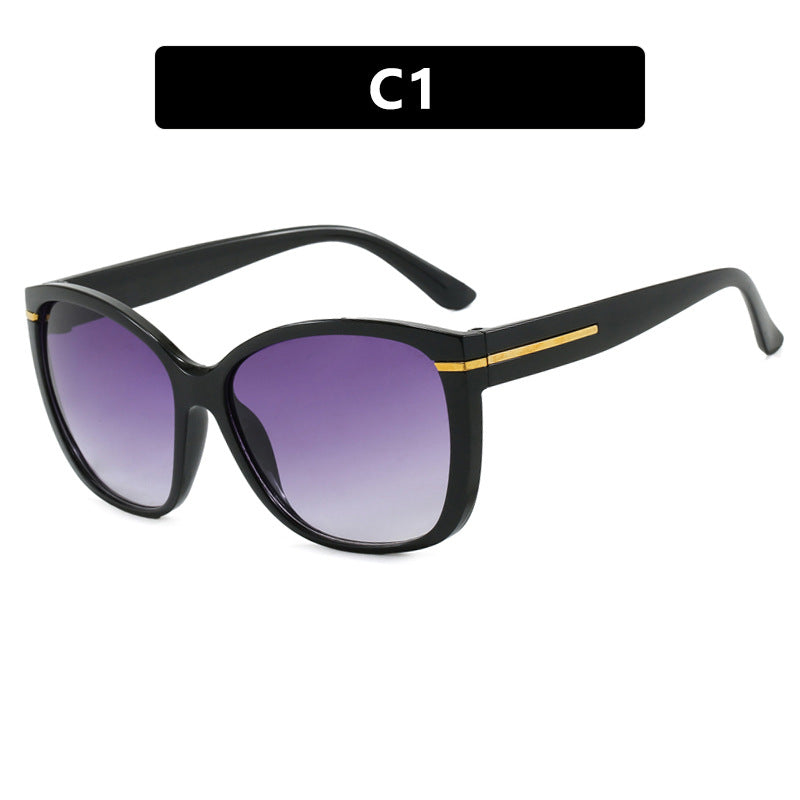 Women's oversized sunglasses with elegant plastic frame and protective UV filter Kalsten