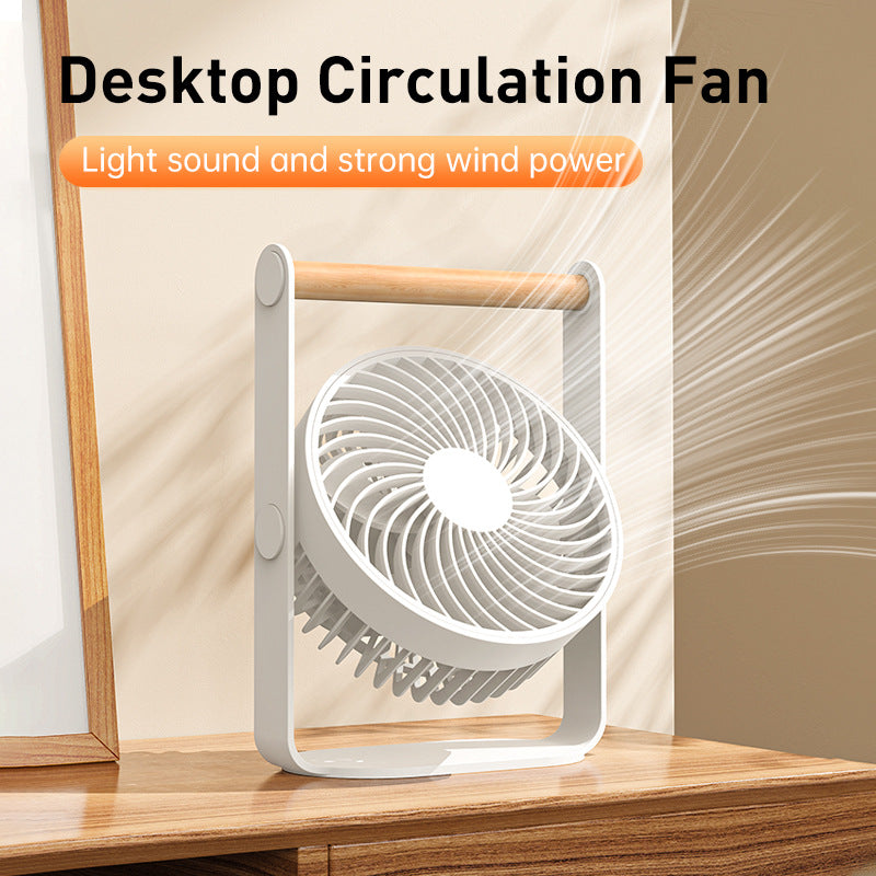 Women's portable design fan with wooden handle Kalsten