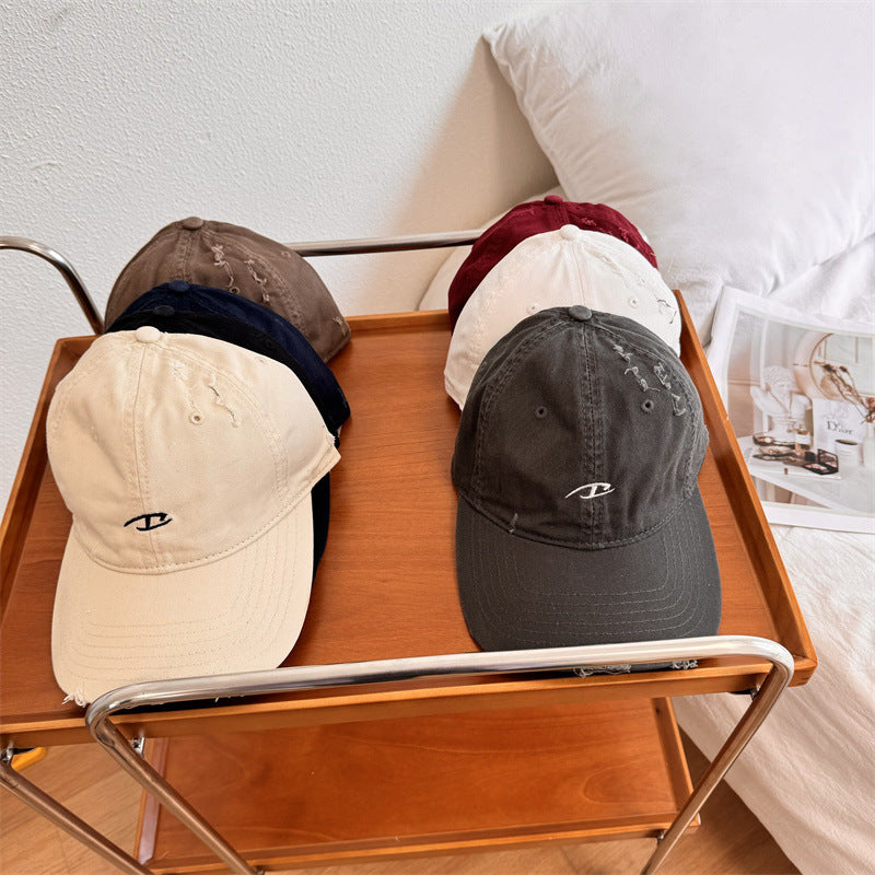 Men's Distressed Cotton Baseball Cap Kalsten