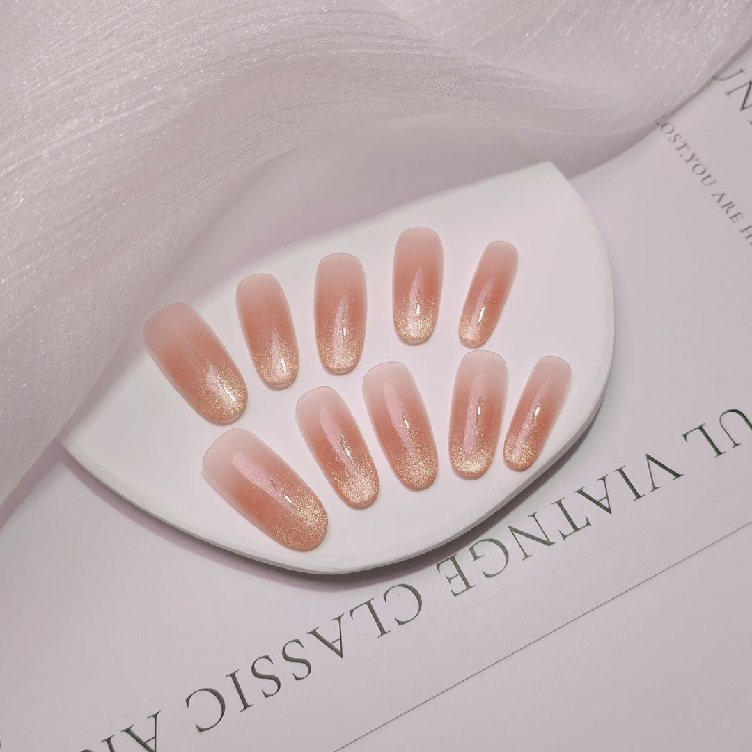 Elegant French Tip Press-On Nails Kalsten