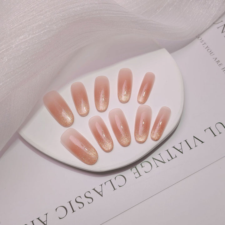 Elegant French Tip Press-On Nails Kalsten