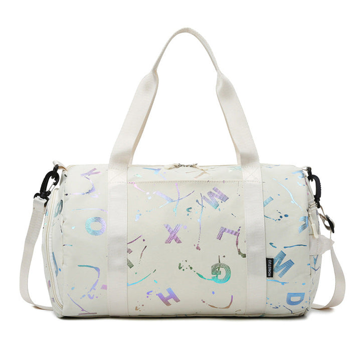 Stylish Letter Print Sports Duffel