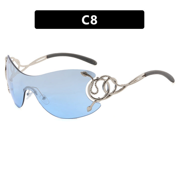 Women’s futuristic sunglasses with playful design Kalsten