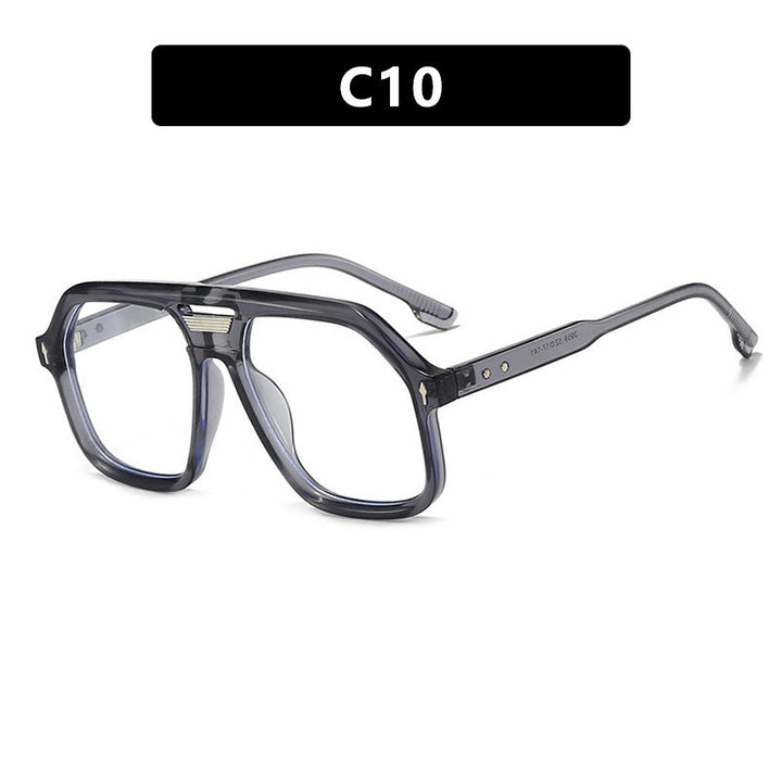 Women's oversized sunglasses with polygonal frame and UV protection Kalsten
