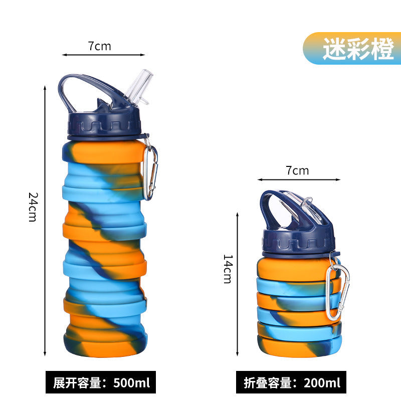 Women Flexible Foldable Drinking Bottle Kalsten