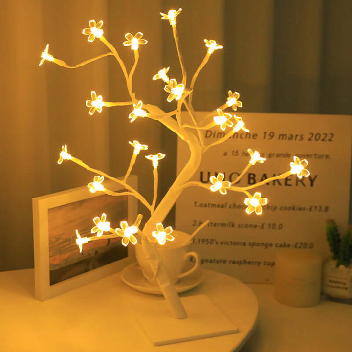 Room Decoration Cherry Blossom Lamp Maple Leaf Desktop Creativity | Kalsten