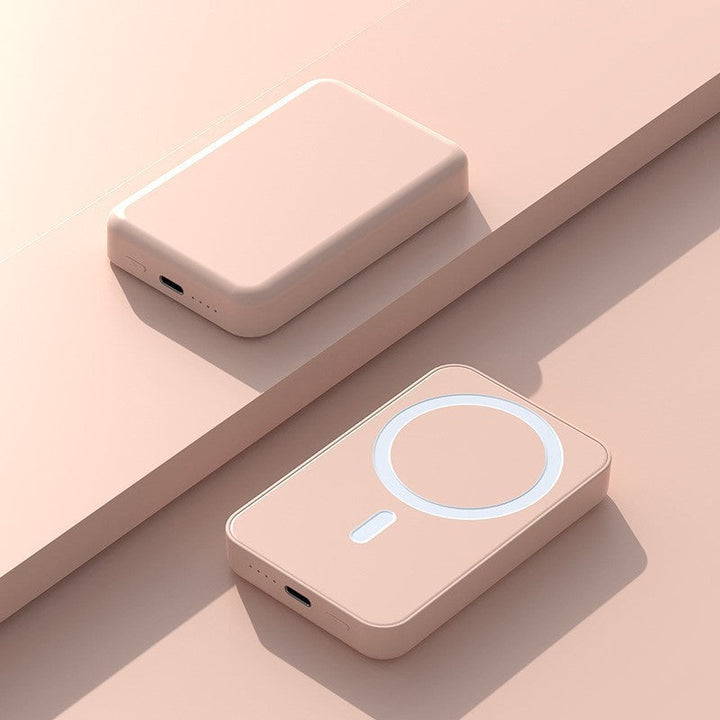 Portable induction power bank with integrated cable management Kalsten