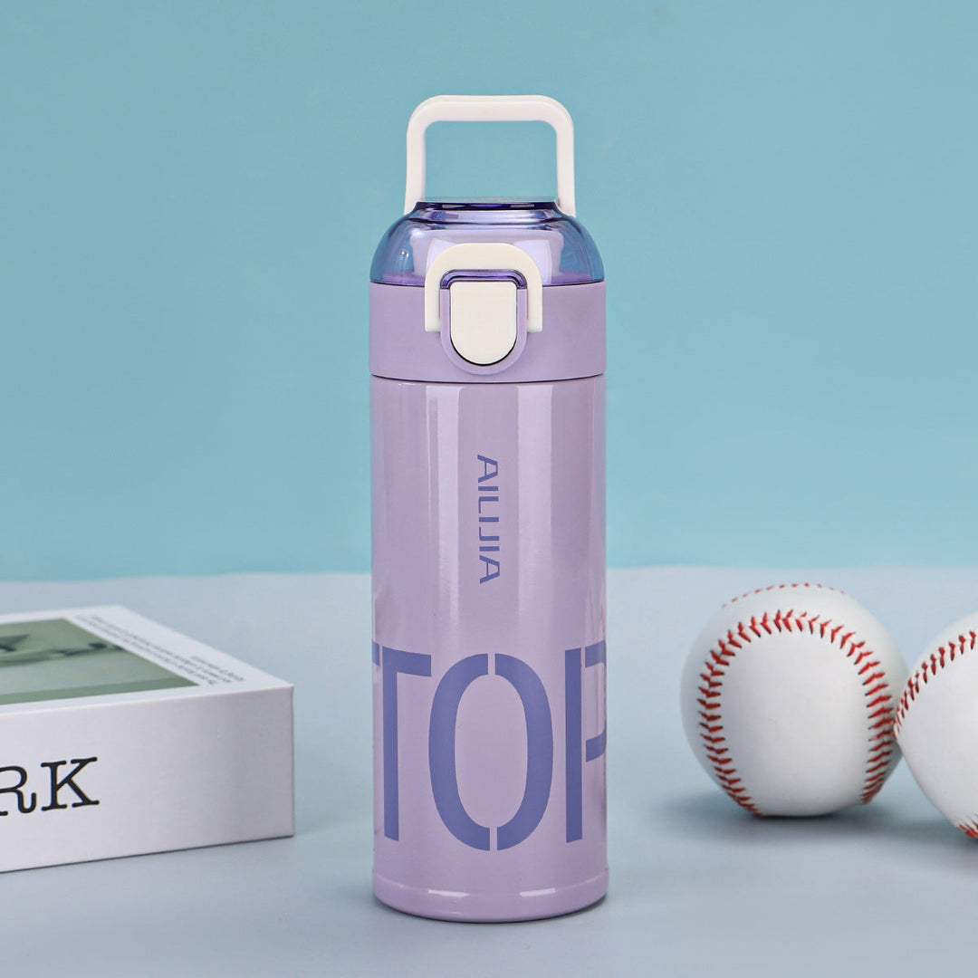 Women's Innovative Drink Bottle with Flip Top Closure Kalsten