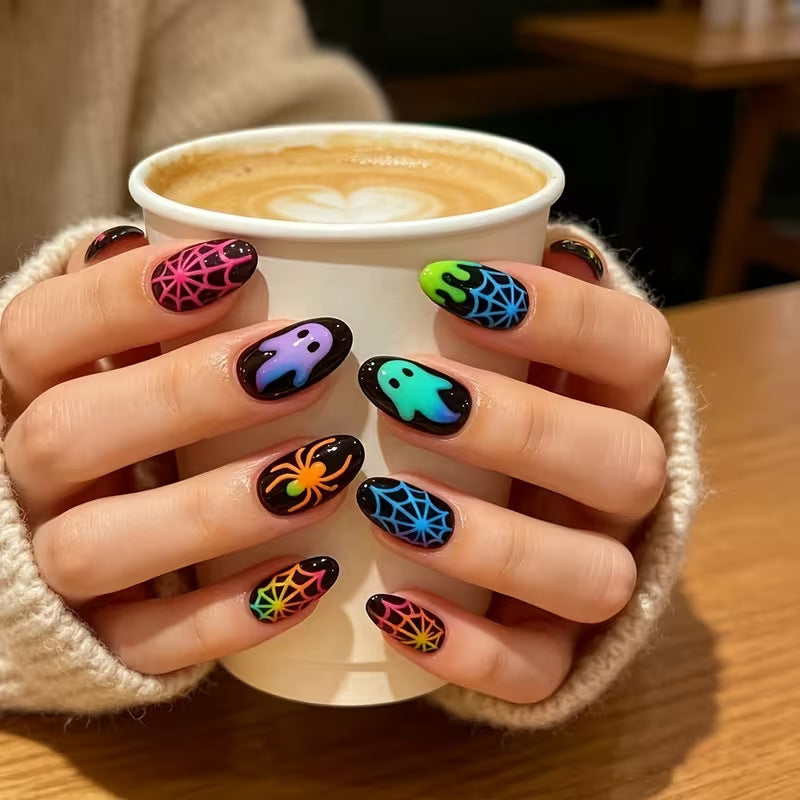 Halloween-Themed Nail Art Set Kalsten