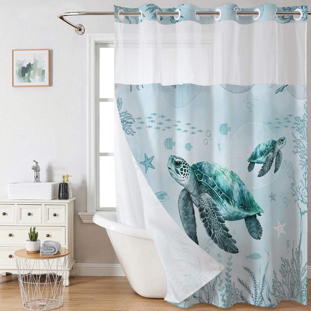 Artistic Floral Shower Curtain Kalsten
