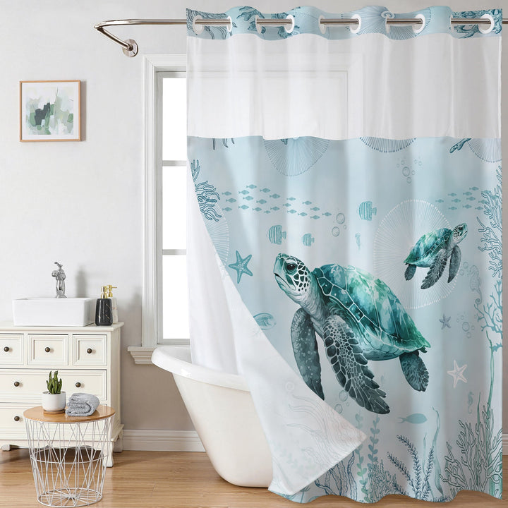 Artistic Floral Shower Curtain Kalsten