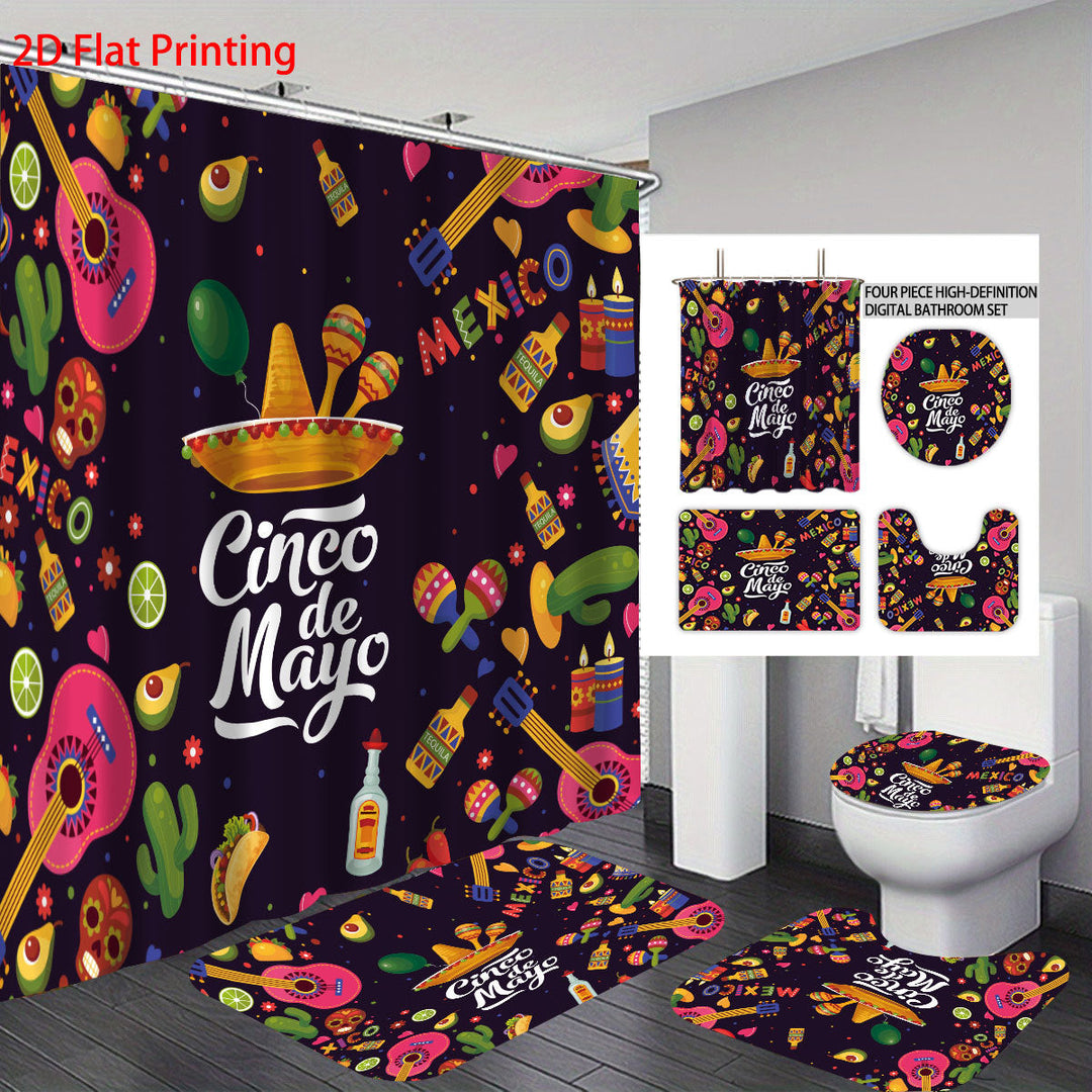 Cinco de Mayo-Themed Complete Bathroom Set Kalsten
