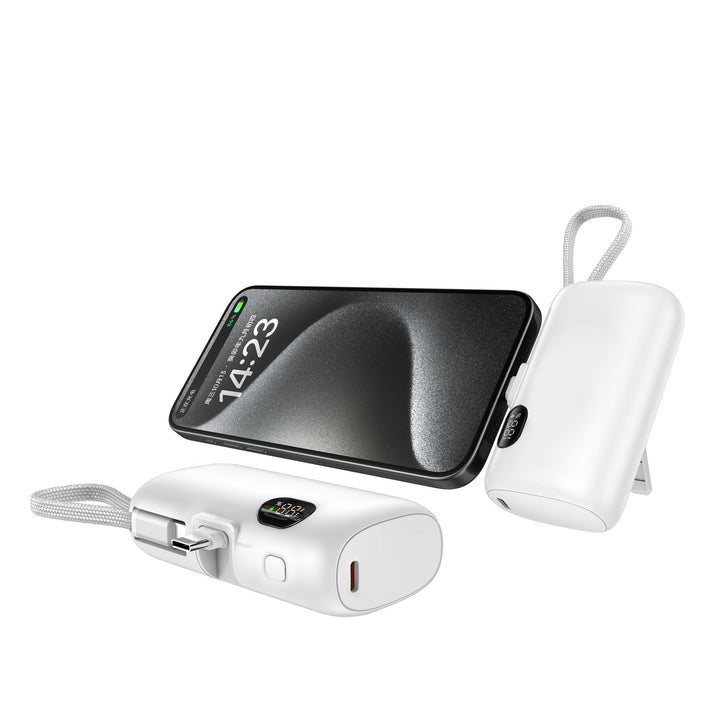 Portable power bank with digital power display and multifunction cable Kalsten