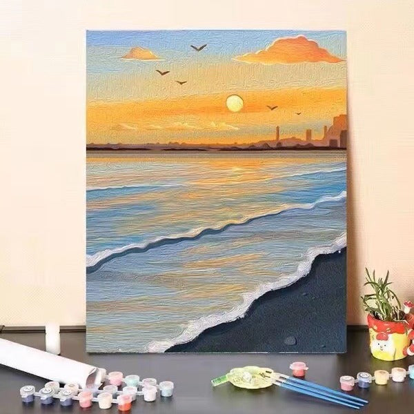 DIY Landscape Paint by Numbers Art Kit Kalsten