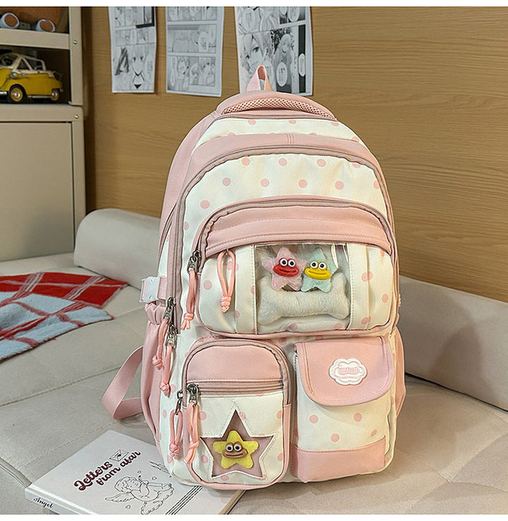 Multi-Pocket School Backpack and Tote Bag Set Kalsten