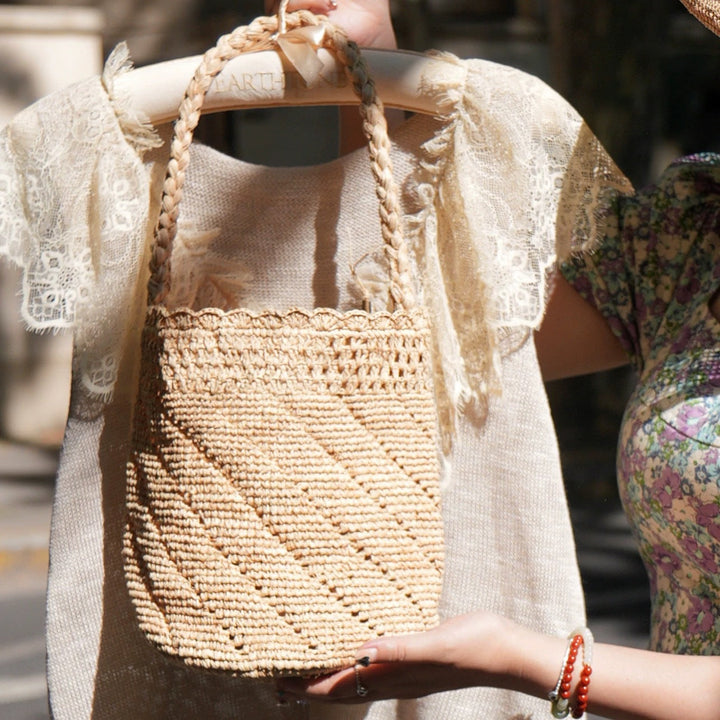 Hand-knotted basket bag Kalsten