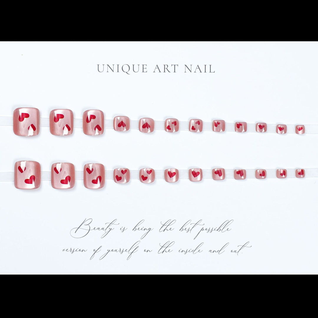 Creative Heart-Themed Nail Art Set Kalsten