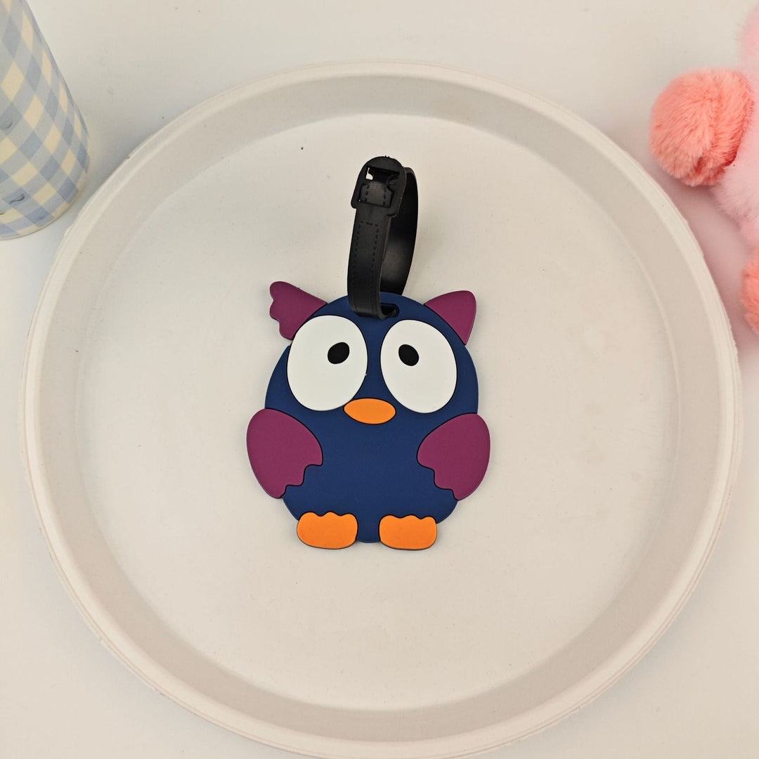 Unisex suitcase tag in owl design Kalsten