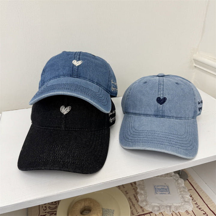 Women's Casual Embroidered Denim Baseball Cap Kalsten